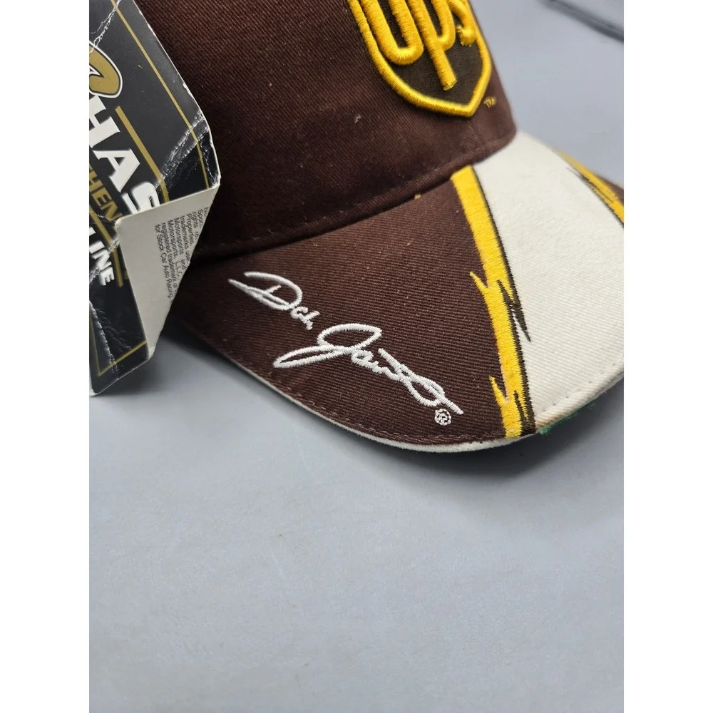 Chase Authentics NASCAR Dale Jarrett UPS 88 Brown Adjustable Hat NWT‎